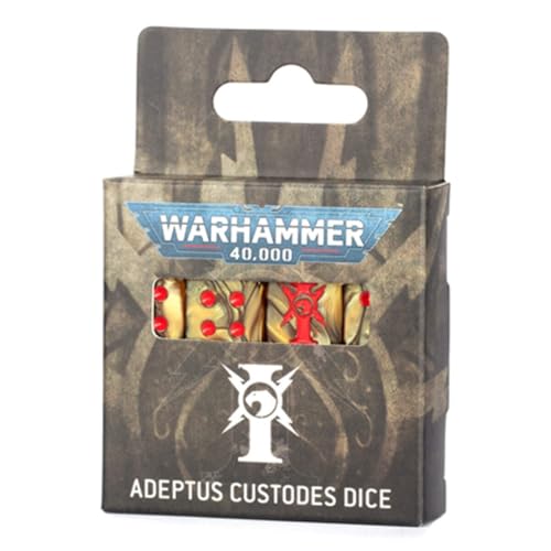 Games Workshop - Warhammer 40.000 - Adeptus Custodes Würfelset Games Workshop - Warhammer 40.000 - Adeptus Custodes Würfelset von Warhammer