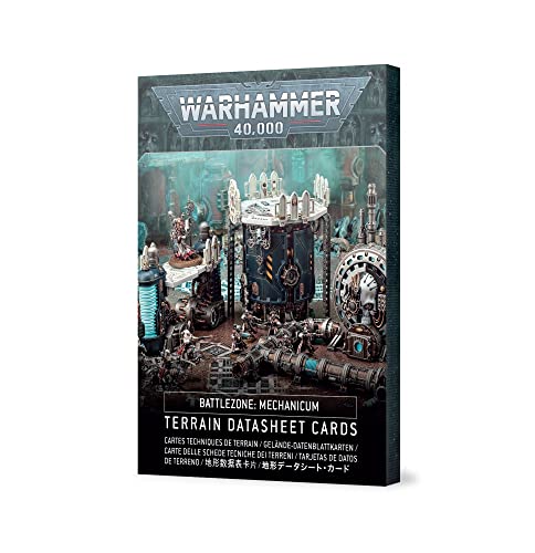 Games Workshop Warhammer 40000 Battlezone Mechanicum: Terrain Cards (DE) von Warhammer