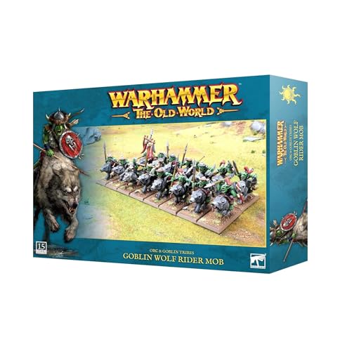 Games Workshop - Warhammer - Die alte Welt - Ork- und Koboldstämme: Goblin Wolfsreiter Mob von Warhammer