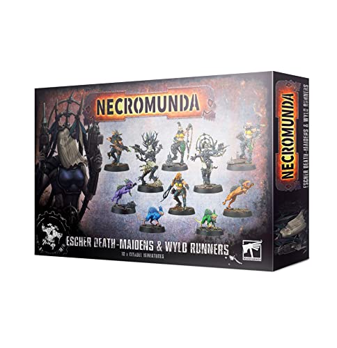 Warhammer Necromunda: Escher Death-Maidens und Wyld Runners - Tabletop Game - Spiel - 1 Package - Erwachsene Warhammer Necromunda: Escher Death-Maidens und Wyld Runners - Tabletop Game - Spiel - 1 Package - Erwachsene von Warhammer