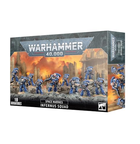 Warhammer Games Workshop 40.000 - Space Marines: Infernus Squad, Schwarz Warhammer Games Workshop 40.000 - Space Marines: Infernus Squad, Schwarz von Warhammer