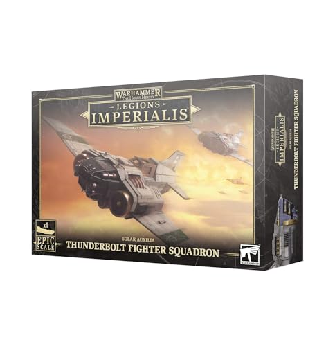 Warhammer Games Workshop Horus Heresy Legions Imperalis: Thunderbolt Fighter Squadron [Epic Scale] – Plastikmodellbausatz von Warhammer