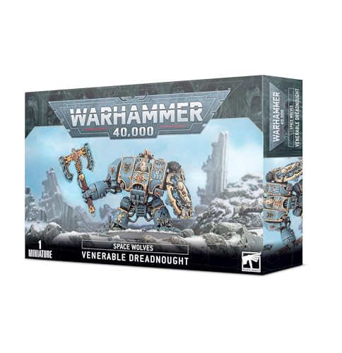 Warhammer Space Wolves Venerable Dreadnought, Bjorn The Fell-Handed, Murderfang Marines 53-12 Warhammer Space Wolves Venerable Dreadnought, Bjorn The Fell-Handed, Murderfang Marines 53-12 von Games Workshop