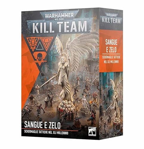 Warhammer Spiel in Box Erweiterung für Kill Team Blut und Zelo Blood und Zeal in italienischer Sprache 40000 40 103-46 von Warhammer