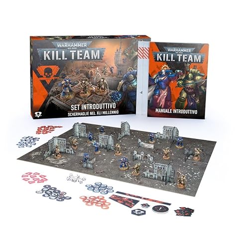 Warhammer Spiel in Box Kill Team Set Einführung in Italienisch Schermaglia nel XLI Millennio Games Workshop KillTeam Starter Set ITA Miniaturen von Warhammer