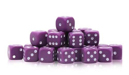30 x D6-Würfel, 10 mm, klassisch, lila 30 x D6-Würfel, 10 mm, klassisch, lila von Warlord Games