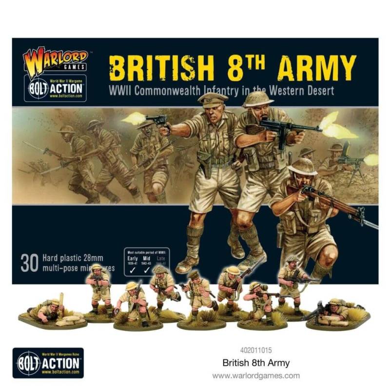 '8th Army Infantry' von Warlord Games