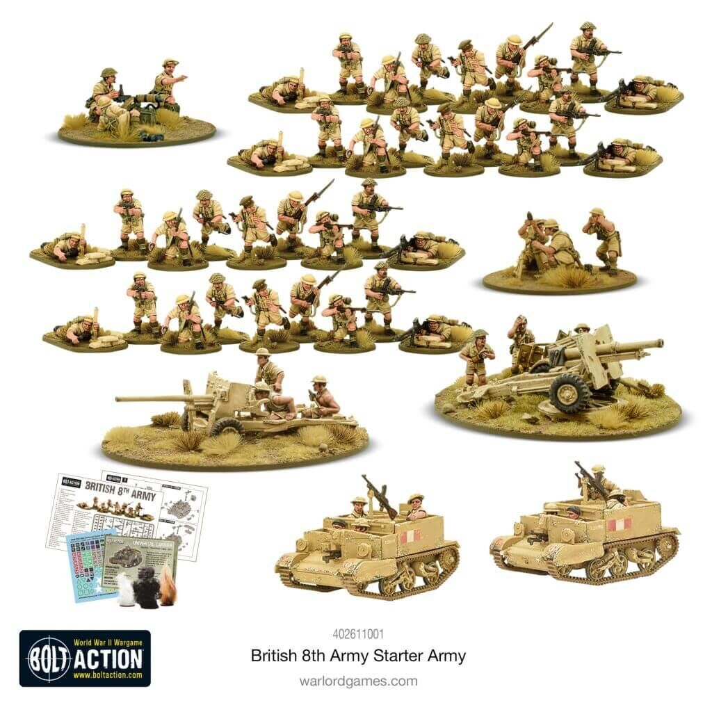 '8th Army Starter Army' von Warlord Games