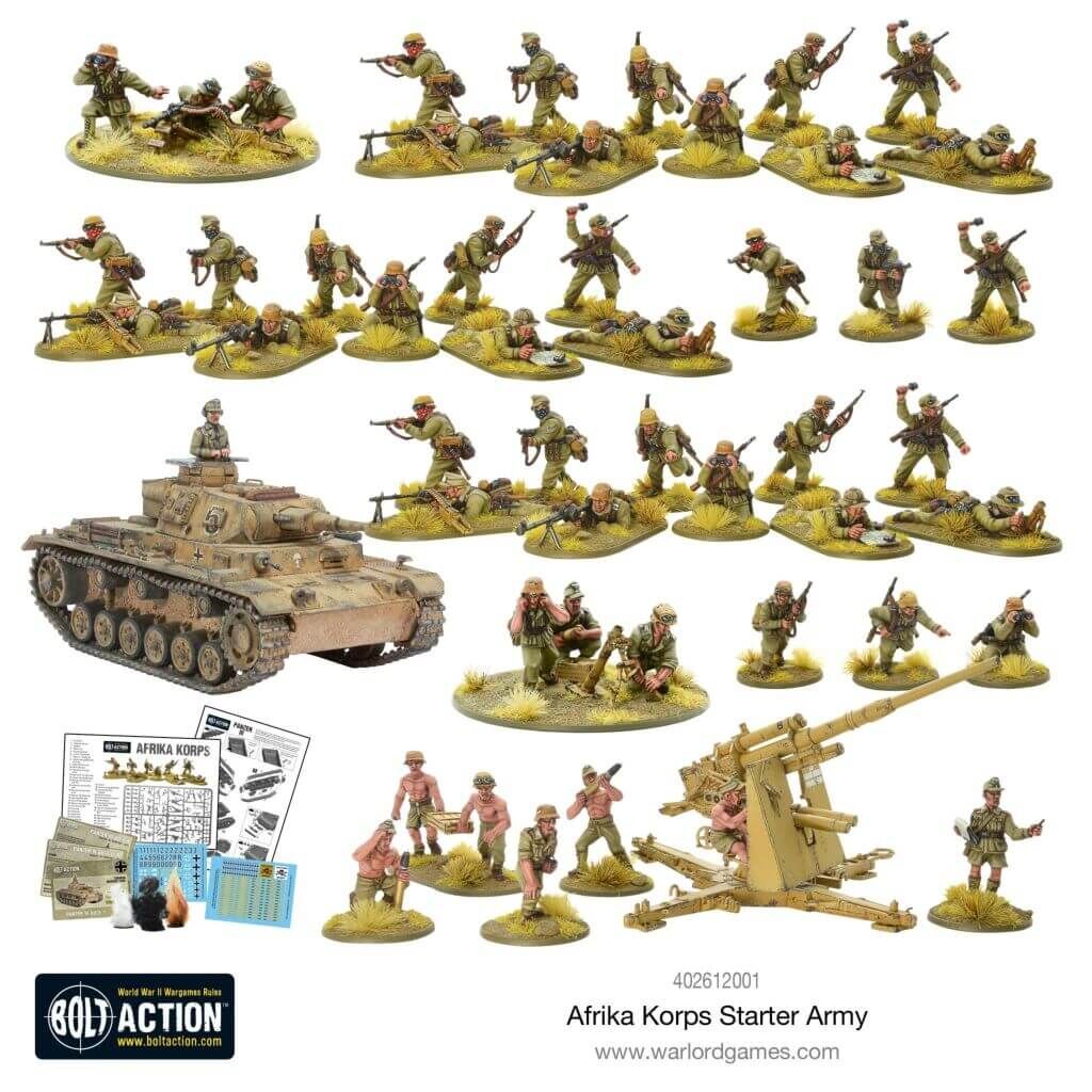 'Afrika Korps Starter Army' von Warlord Games