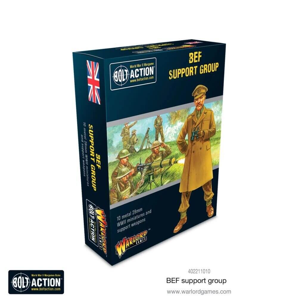 'BEF Support Group (HQ, Mortar & MMG)' von Warlord Games