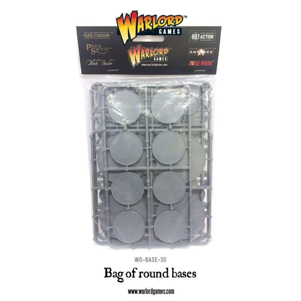 'Bag of Round Bases Mixed' von Warlord Games