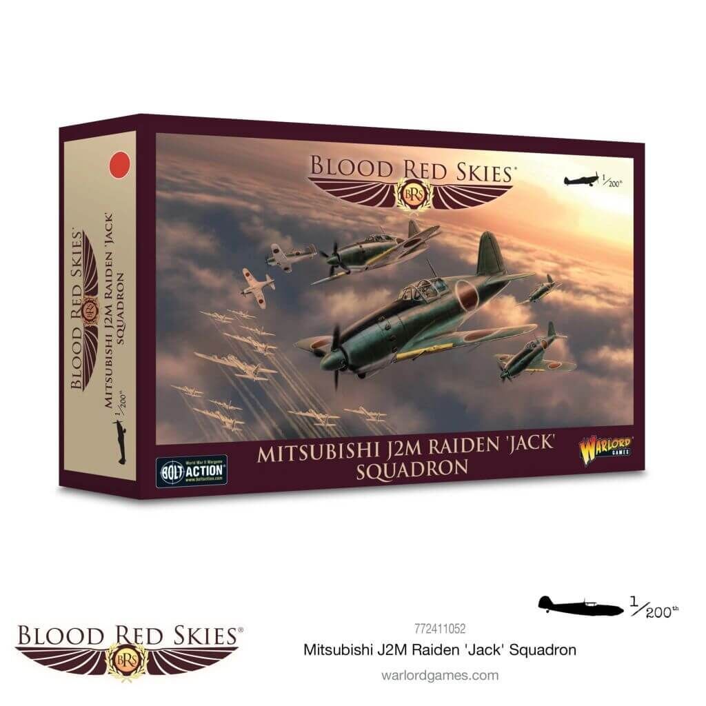 'Blood Red Skies Mitsubishi J2M Raiden Jack Squadron' von Warlord Games