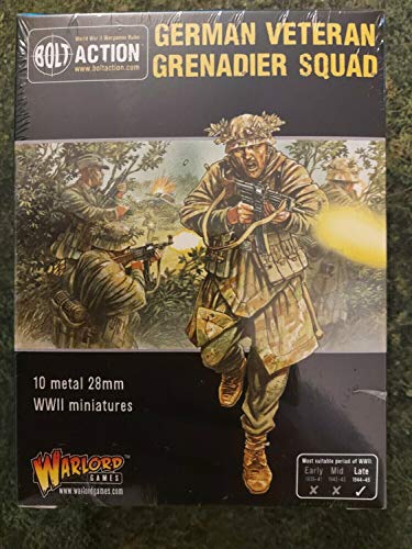 Bolt Action - Deutscher Veteranen Grenadiertrupp - Late Zweiten Weltkrieg Infanterie -. Warlord Games von Warlord Games