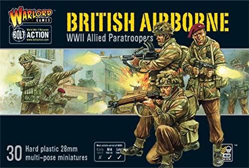 WAR-402011009A - Kriegsherr Spiele - Britische Alliierte Fallschirmjäger In Der Luft - Repetierbock von Warlord Games