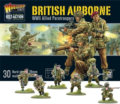 WAR-402011009A - Kriegsherr Spiele - Britische Alliierte Fallschirmjäger In Der Luft - Repetierbock von Warlord Games