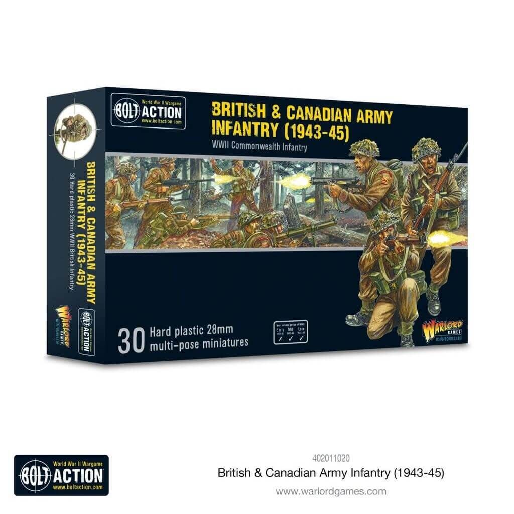 'British & Canadian Army Infantry (1943-45)' von Warlord Games