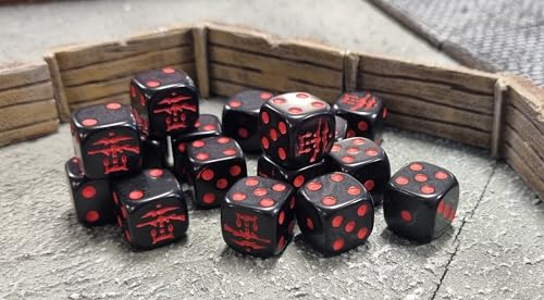 Commando D6 Würfel-Set, 16 Stück, Bolzenaktion von Warlord Games von Warlord Games