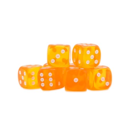 D6 Bernstein-Würfel-Set, 15 mm (6-seitiger Würfel), für Tisch- und Rollenspiele D6 Bernstein-Würfel-Set, 15 mm (6-seitiger Würfel), für Tisch- und Rollenspiele von Warlord Games