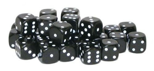 Dice - 30 Black D6 10mm by Warlord Games von Warlord Games