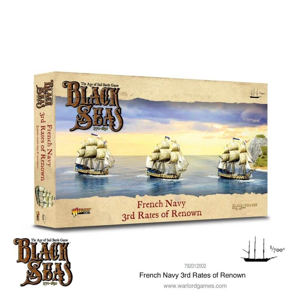 'French Navy 3rd Rates of Renown' von Warlord Games