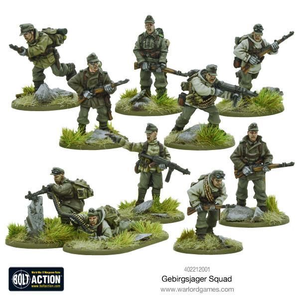 'Gebirgsjager squad' von Warlord Games