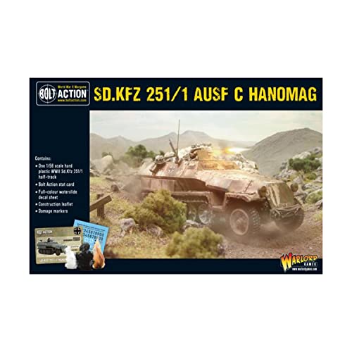Hanomag SD.KFZ 251/1 Ausführung C Halbkettenfahrzeug Hanomag SD.KFZ 251/1 Ausführung C Halbkettenfahrzeug von Warlord Games