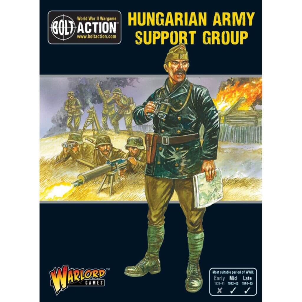 'Hungarian Army Support Group (HQ, Mortar & MMG)' von Warlord Games