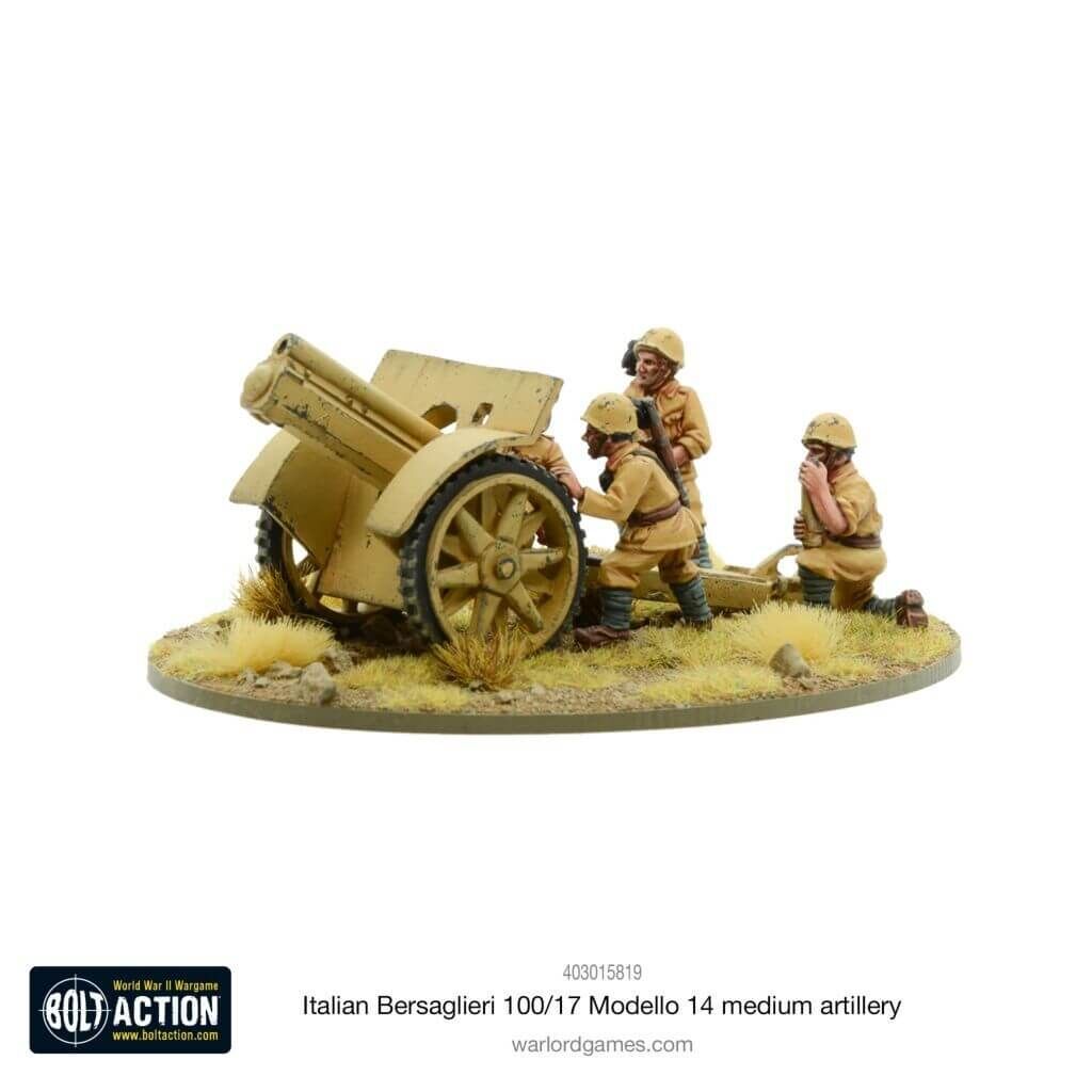 Italian Bersaglieri 100/17 Modello 14 medium artillery Italian Bersaglieri 100/17 Modello 14 medium artillery von Warlord Games
