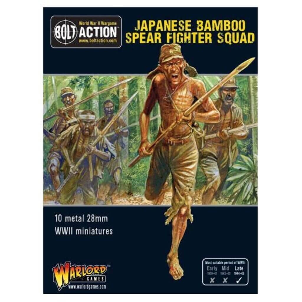'Japanese Bamboo Spear Fighter squad' von Warlord Games