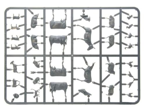 Kunststoff-Rahmen, Bauernhoftiere, Miniaturen, Tabletop, Wargaming-Modell-Landschaft Kunststoff-Rahmen, Bauernhoftiere, Miniaturen, Tabletop, Wargaming-Modell-Landschaft von Warlord Games