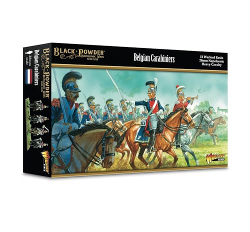 Schwarze Powe Wargaming Miniaturen, Napoleonische Kriege, belgische Karabiner, Maßstab 28 mm, Erwachsene, Unisex, Militärisch, Realistisch, Modellbau, Nicht zusammenklappbar Schwarze Powe Wargaming Miniaturen, Napoleonische Kriege, belgische Karabiner, Maßstab 28 mm, Erwachsene, Unisex, Militärisch, Realistisch, Modellbau, Nicht zusammenklappbar von Warlord Games