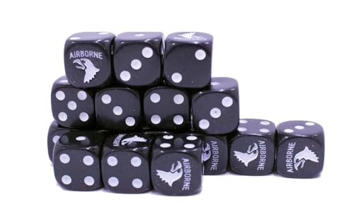 Screaming Eagles US Airborne D6 Würfel (16) Set Bolt Action von Warlord Games von Warlord Games