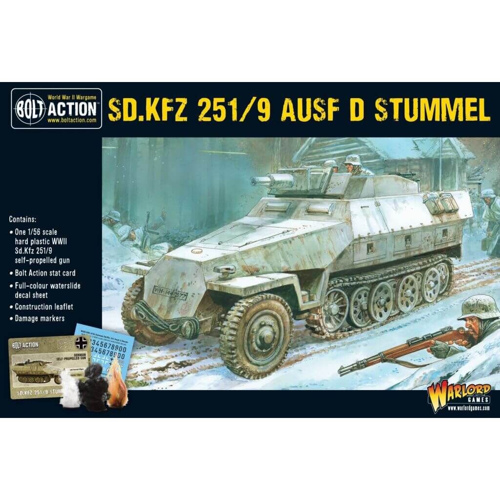 Sd.Kfz 251/9 Ausf D (Stummel) Half track von Warlord Games