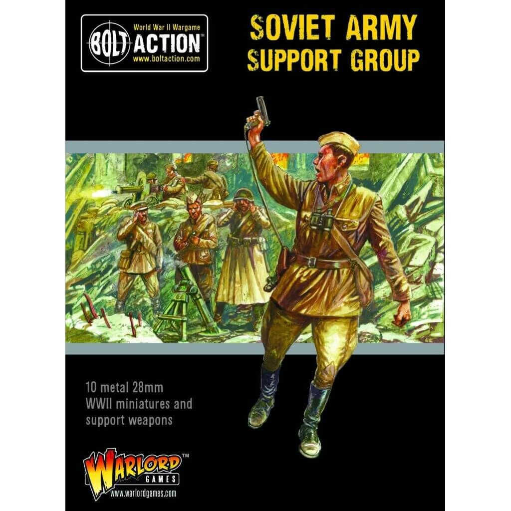 'Soviet Army Support Group (HQ, Mortar & MMG)' von Warlord Games