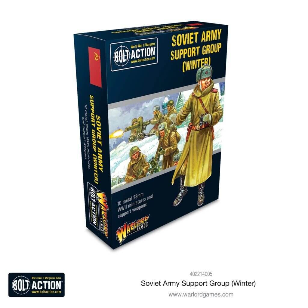 'Soviet Army Winter Support Group (HQ, Mortar & MMG)' von Warlord Games