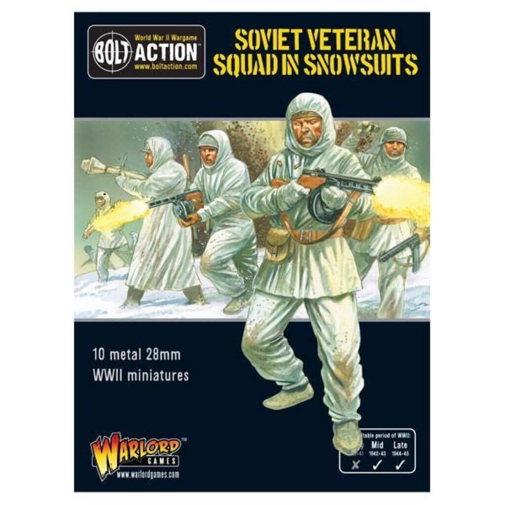 'Soviet Veteran Squad in Schneeanzügen' von Warlord Games