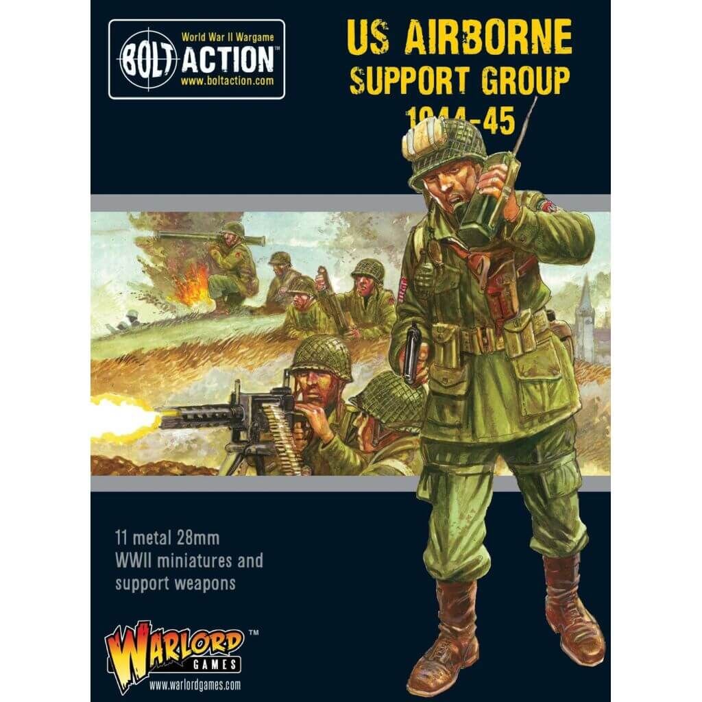 'US Airborne Support group (1944-45) (HQ, Mortar & MMG)' von Warlord Games