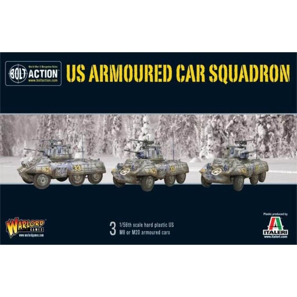 'US Armoured Car Squadron (3 M8/M20 Greyhound Scout Cars)' von Warlord Games