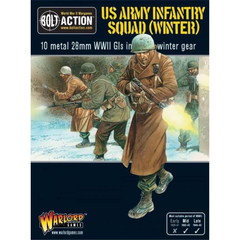 US Army Infantry Squad in Winter Clothing von Warlord Games