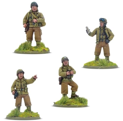 US Army Platoon Commanders – Miniaturen für Bolzenaktion, sehr detaillierte Miniaturen aus dem 2. Weltkrieg für Tisch-Kriegsspiele US Army Platoon Commanders – Miniaturen für Bolzenaktion, sehr detaillierte Miniaturen aus dem 2. Weltkrieg für Tisch-Kriegsspiele von Warlord Games