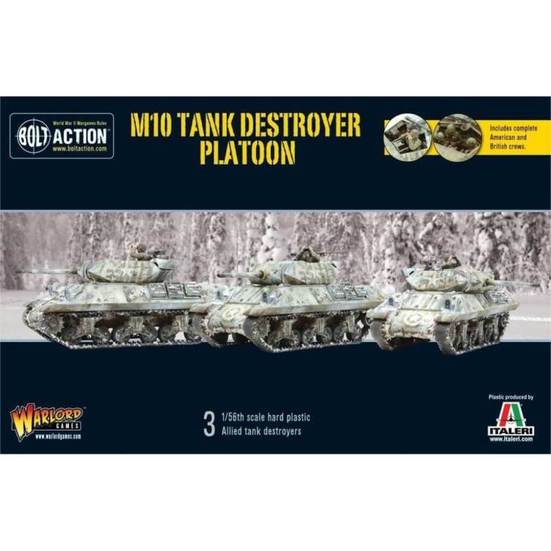 'US M10 Tank Destroyer Platoon' von Warlord Games