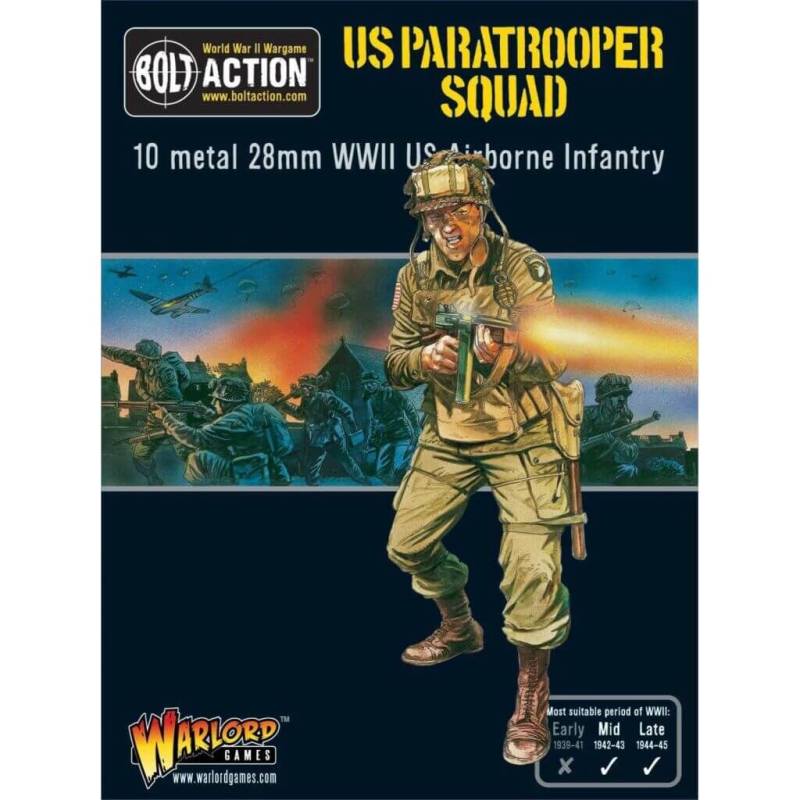 'US Paratrooper Squad' von Warlord Games