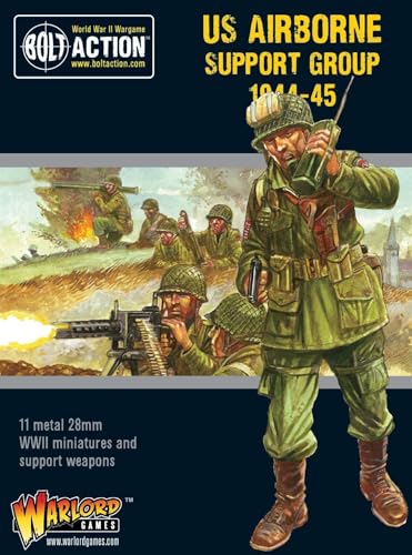Warlord Games - US Airborne Support Group (1944-45) - Tabletop Miniature Game - Metall - 28 mm - Erwachsener - Mittelgroß - Nicht zusammenklappbar von Warlord Games