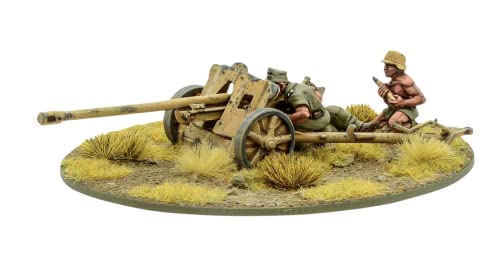 Warlord Games Afrika Korps 5cm PaK 38 Anti-Tank Gun, Metall-Modellbaukit, Artillerie, für Erwachsene, nicht zusammenklappbar von Warlord Games