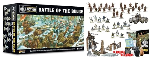 Warlord Games Battle of The Bulge – Bolt Action Third Edition Starter-Set, EIN 28 mm Strategie-Kampfspiel aus dem 2. Weltkrieg für 2 oder mehr Spieler mit Miniaturen von Warlord Games