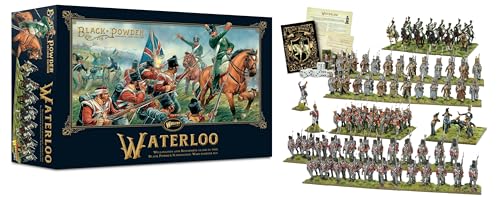 Warlord Games 301510002 Waterloo Second Edition Starter Set Black Powder Napoleonisch Zubehör, unlackiert von Warlord Games