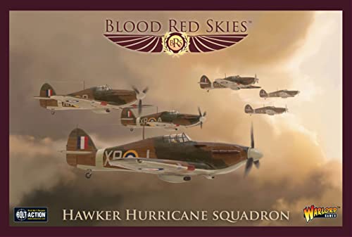 Warlord Games - Blood Red Skies: Hawker Hurricane Squadron, 1:200 (772012004) WWII Mass Air Combat War Game von Warlord Games