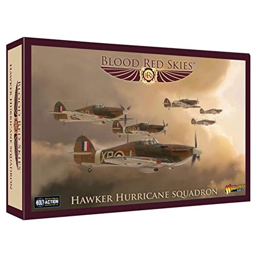 Warlord Games - Blood Red Skies: Hawker Hurricane Squadron, 1:200 (772012004) WWII Mass Air Combat War Game von Warlord Games