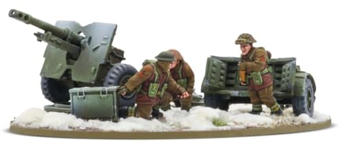 Warlord Games Bolt Action: Britische Infanterie (Winter) 25 PDR ATG und Crew von Warlord Games