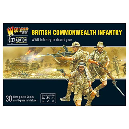 Warlord Games 402011017 Britische Commonwealth-Infanterie Army,Italy Tisch-Miniaturen, Unlackiert, S von Warlord Games